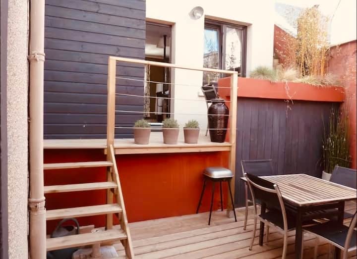 Les Bambous I - T2 Plein Pied + Terrasse Patio - Lessay