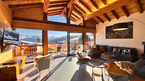 Ski in ski out Les Saisies | Ladakh Chalet 12 pers