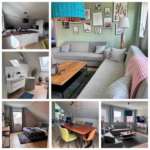 *100 sqm apartment*6 people*city limits of Berlin*