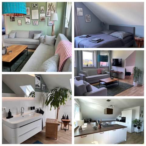 *100 sqm apartment*6 people*city limits of Berlin*