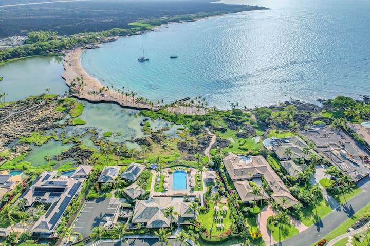 Beachfront Kolea, Garden Level, BBQ on Lanai