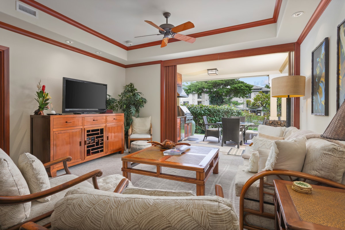 Top Airbnb: Beachfront Kolea, Garden Level, BBQ on Lanai in Big Island