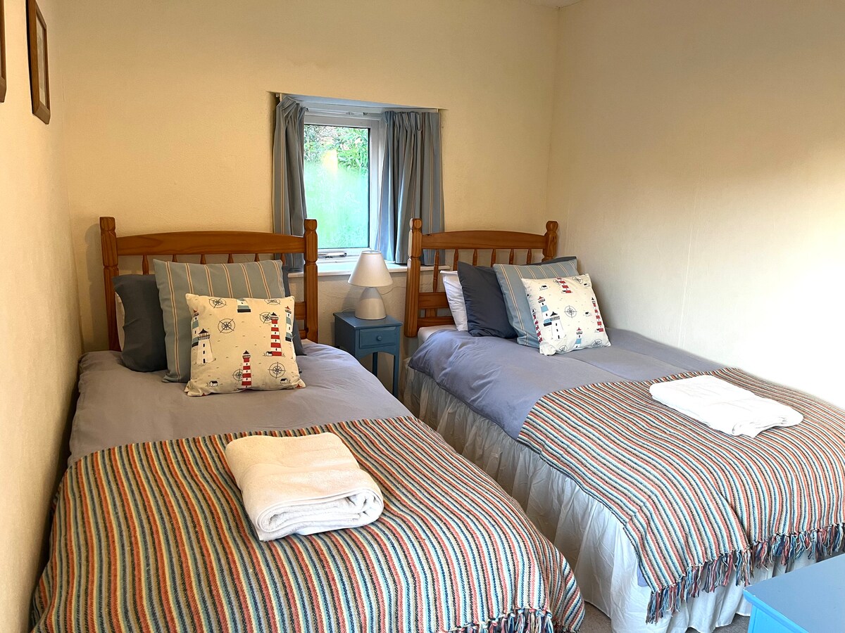 Bedroom two. Twin room ideal for children.