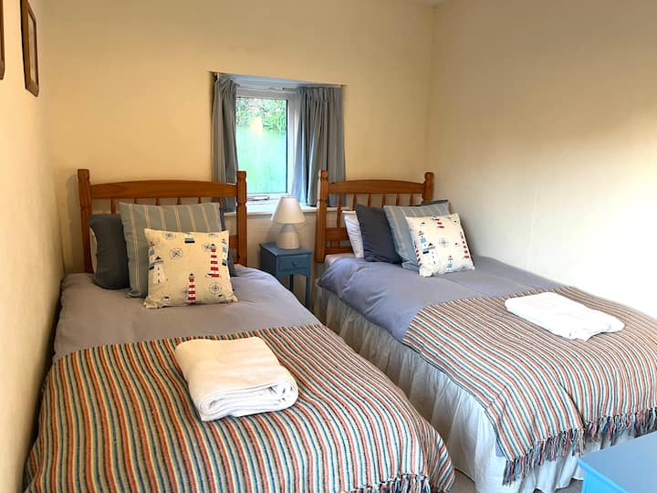 Bedroom two. Twin room ideal for children.