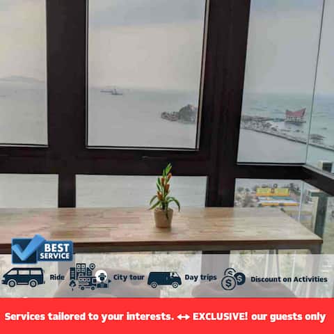 Ladda+ Ocean view condo in Sriracha. Best location