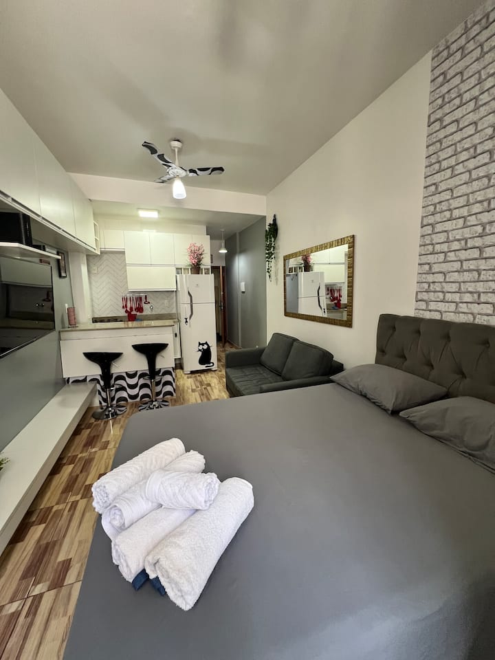 Ocean View Studio In Copacabana - Great Location - Rio de Janeiro
