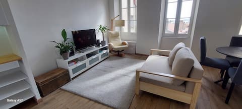 Airbnb performant: Elegant Top-Floor Apartment in Historic Monastery à Menton