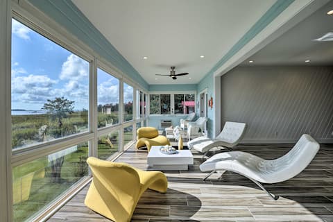 Luxurious Waterfront Home w/ Private Pier & Views!