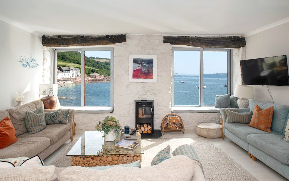 A 17th-century pilchard palace on the beach, Cawsand, Cornwall, United Kingdom, photo 3 of 10