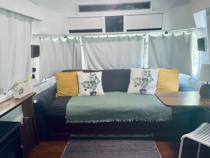 Vintage Airstream Tiny House On Urban Flower Farm - Atlanta, GA