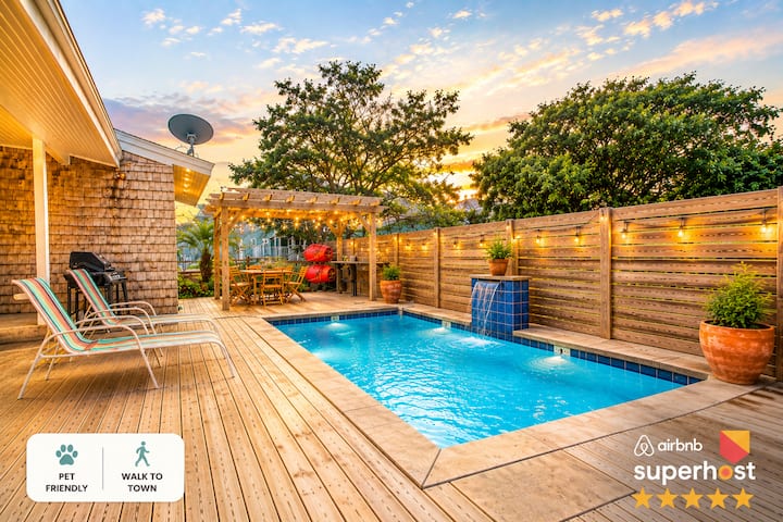 Oleander House | Pool + Walk To Old Town - Port Aransas, TX