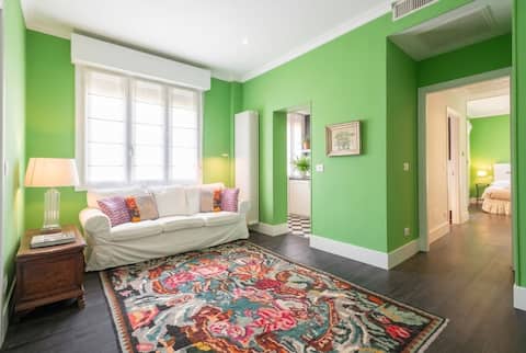 Popular Airbnb listing: Green House Historic Centre Terrace & Parking in Bologna
