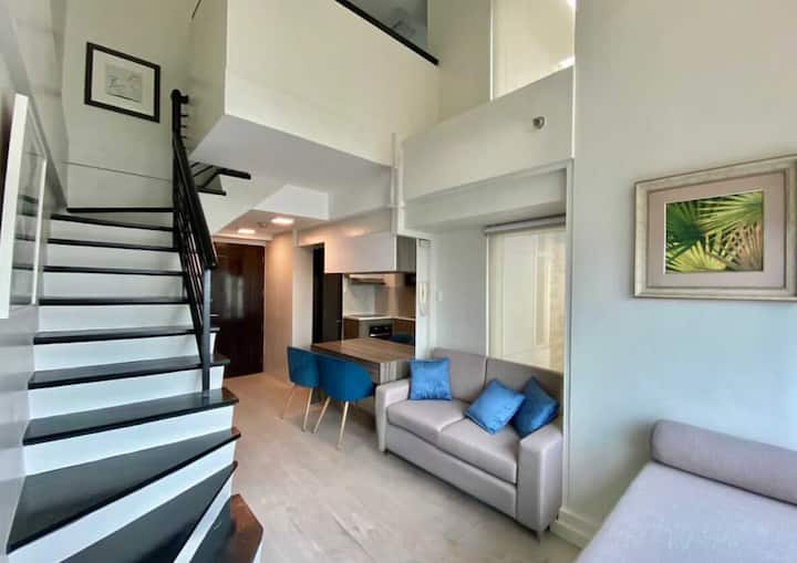 58sqm Loft | 2BR/2BA + Parking | Ortigas CBD