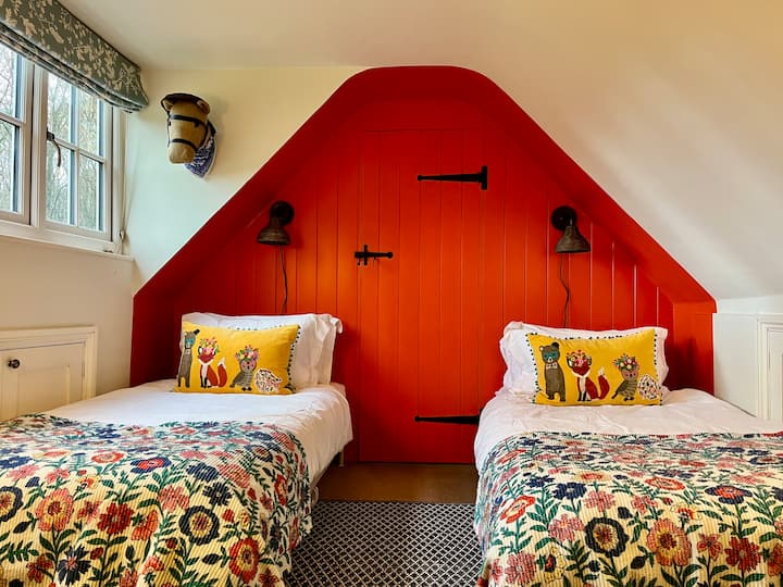 Bedroom Two is a snug twin.