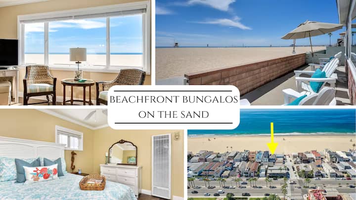 17th St - Two Beachfront Bungalows On The Sand - Newport Beach, CA