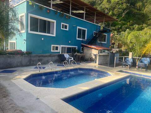 La Casa Azul en Baños de Agua Santa-Ecuador