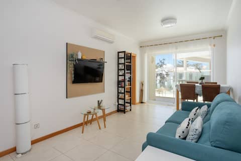 Popular Airbnb listing: °Bijou Flat° Beach front, Sea Views, Pool, Garage in Albufeira