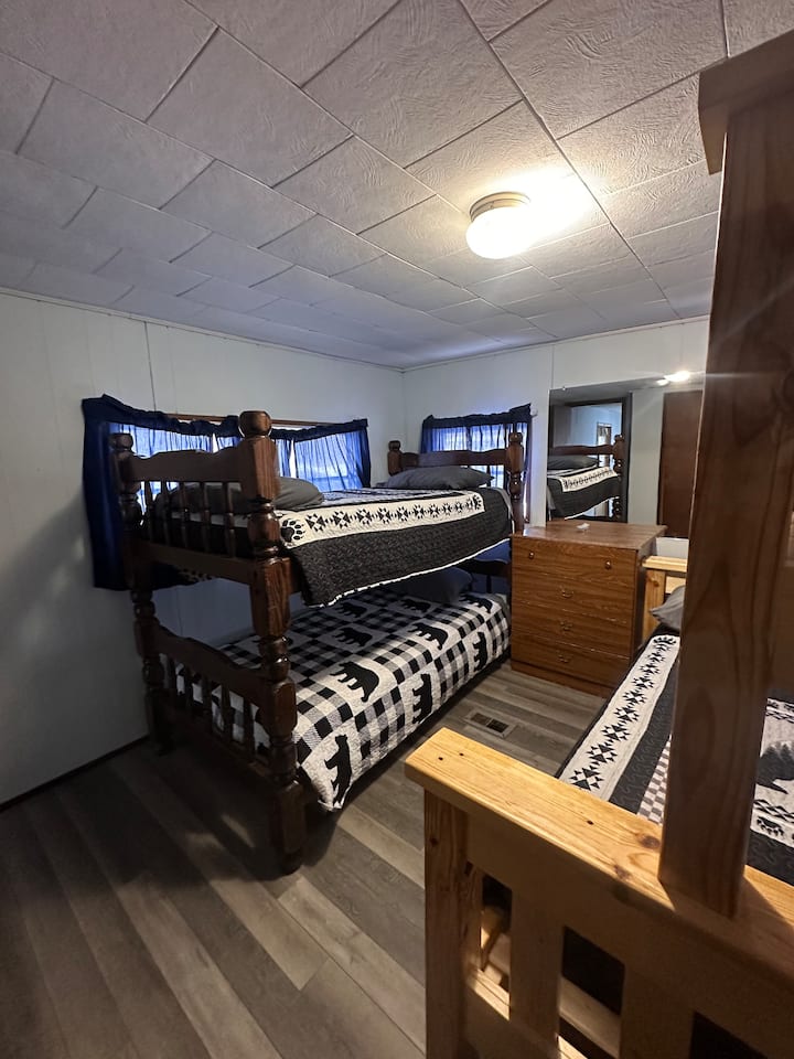 Twin over twin bunk bed