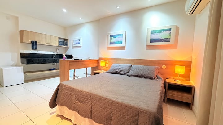 Excelente Flat Em Nova Iguaçu, Com Amplo Comércio - Nova Iguaçu