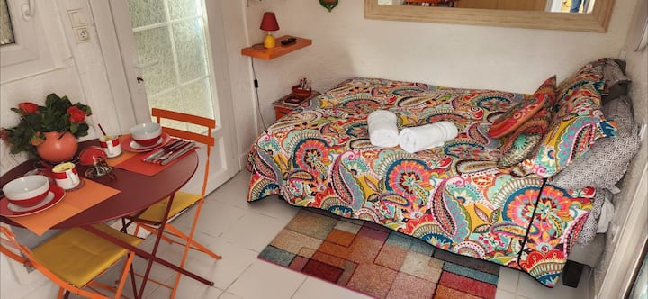 Charmant Petit Studio,tv, Wifi, Clim Portable! - Banyuls-sur-Mer
