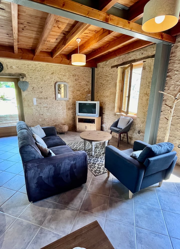 «&nbsp;Le Vieux Hangar&nbsp;»  Gîte En Pierre à La Ferme - Trémolat