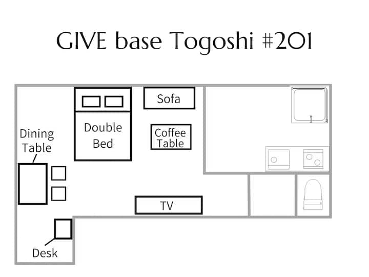 [Gbt0201]togoshi Park Station*32㎡/nordic Style - 品川区