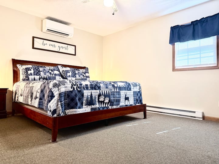 King bed in master suite