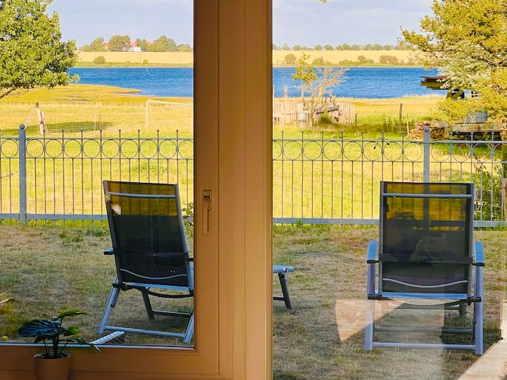 Gorgeous thatched roof house with water views