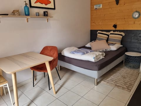 Cozy 20 m² studio 2 minutes from Rennes with parking