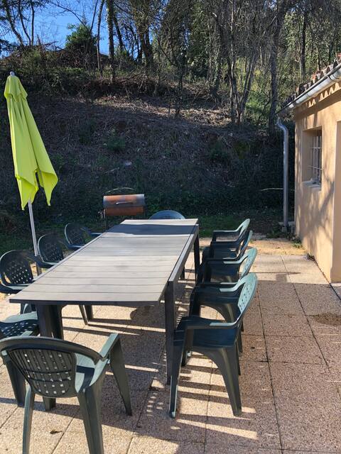 Gite des Rossignols (10pers) private swimming pool