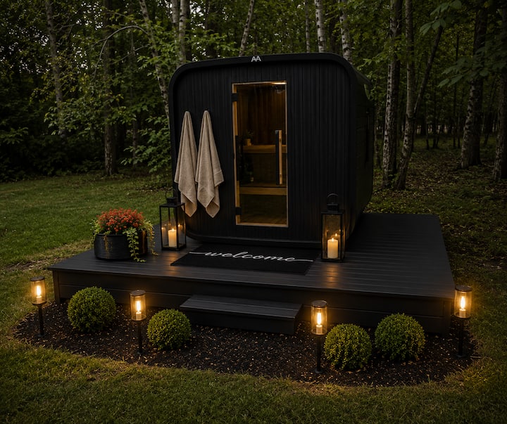 Stunning A-Frame with Hot Tub, Sauna, EV & Fire Pit