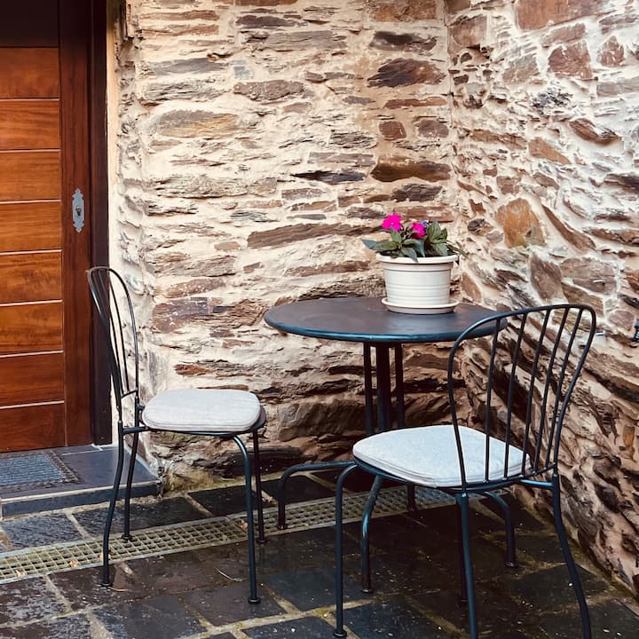 Habitación Con Baño Y Patio En Un Pajar Restaurado - El Barco de Valdeorras