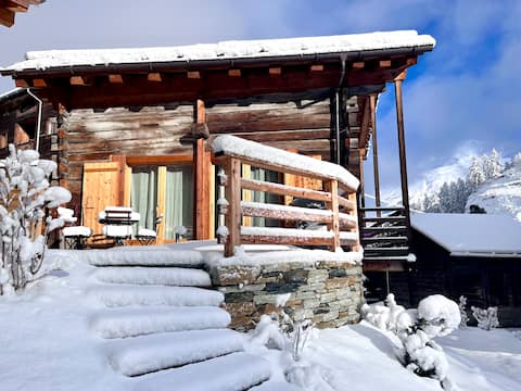 Successful Airbnb property: Mayen du Mounteillè, quiet, renovated barn 1450 m in Evolène