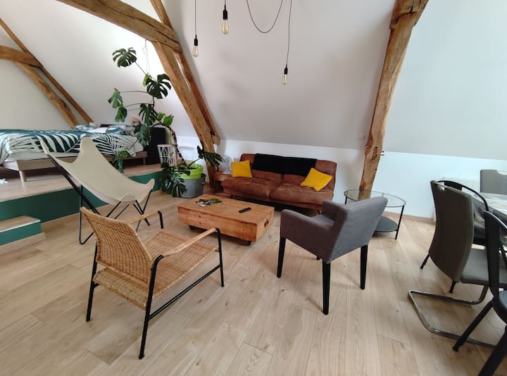 Loft Atypique Et Spacieux Proche Rouen - Franqueville-Saint-Pierre