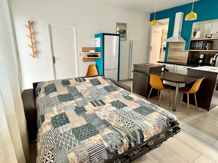 Appart Cosy Avec Patio – Centre Ville, Tout à Pied - Pornic