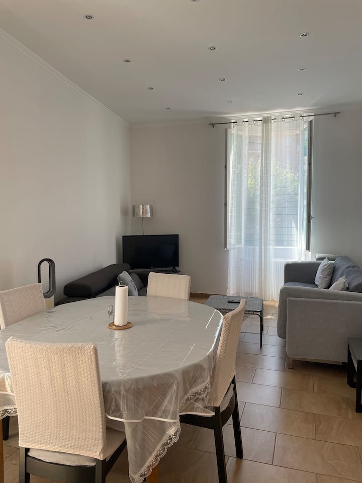 Appart Clim Mobile 6 Pers Proche Mer + Parking - Menton