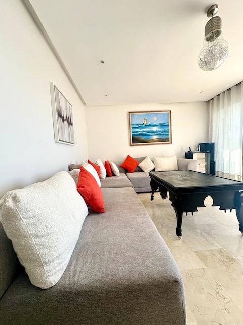 Popular Airbnb listing: Rooftop luxueux •2BR• BEST VIEW in morocco in Sidi Bouknadel