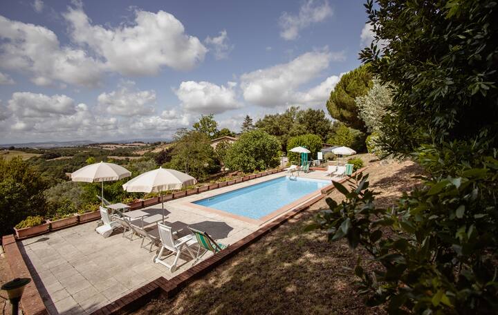 Apartment With Pool, View - Farmhouse In Maremma - Manciano