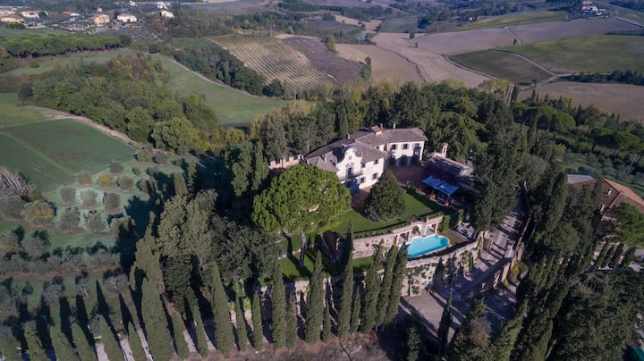 Cabbiavoli Castle Tuscan Villa W/ Pool 12 Guests - Certaldo