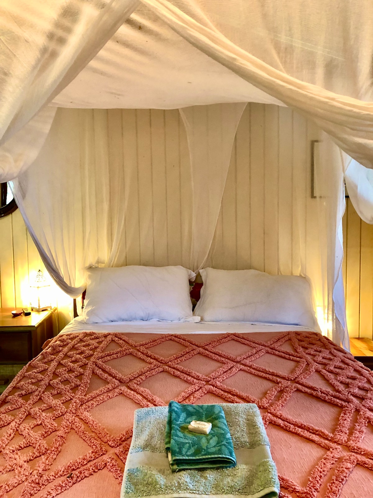 K dispozícii je plná bavlnená sieť proti komárom, ktorú si môžete stiahnuť, ak chcete. 