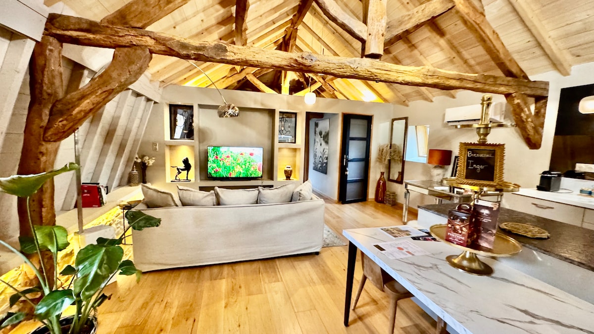 Top Airbnb: Charming accommodation, parking, garden, air cond in Sarlat La Canéda