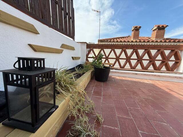 Casa familiar delante del mar