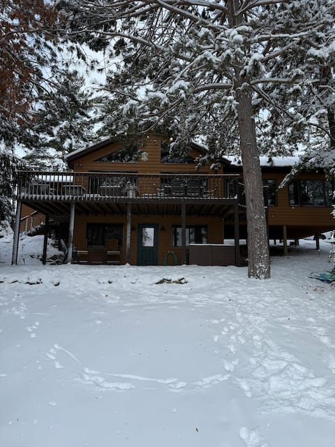 Blue Chair-Minong Flowage- snowmobiles welcome!