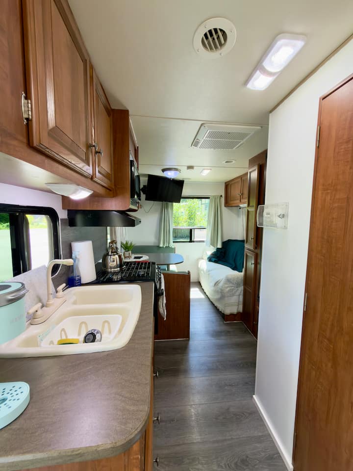 Redwood Glamping Camper Near Beach • Pet Friendly - Smith River, CA