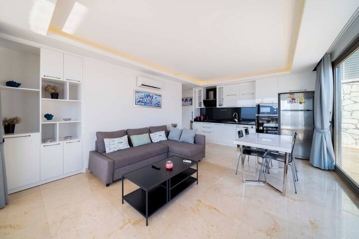 Kalkan Deniz Manzaralı Villa | ÇIftlere ÖZel - Kalkan