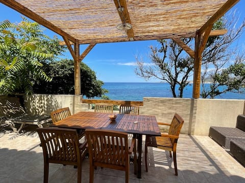 Beautiful beachfront house with breathtaking views - Corsica