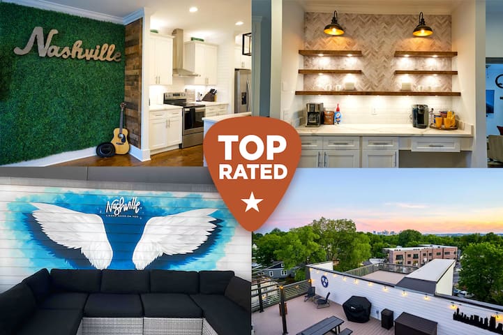 Rooftop Deck & Photo Wall-10min to Broadway! (D)