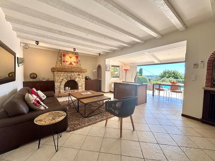 Opio Villa Fabulous Views Ev Charge Valbonne Walks - Grasse