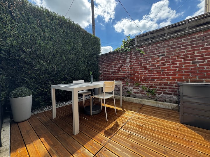 Joy : Dépendance à Honfleur Avec Terrasse - Honfleur