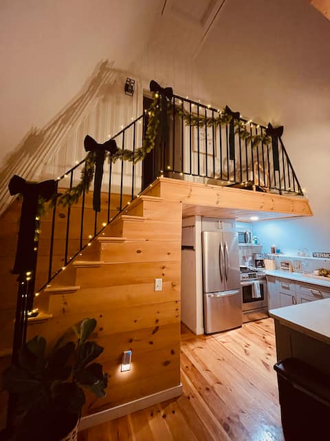 Cozy A-Frame | Warm Fires, Snowmobiling, Skiing